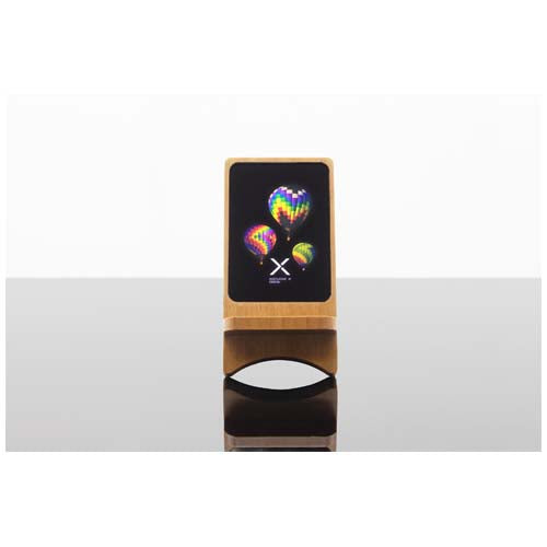 Cargador inalámbrico de madera de 15 W luminoso "SCX.design W16" - imageMood2