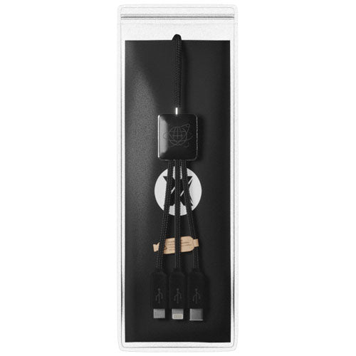 Cable de carga 5 en 1 RPET con transferencia de datos SCX "Design C45" - imagePackage