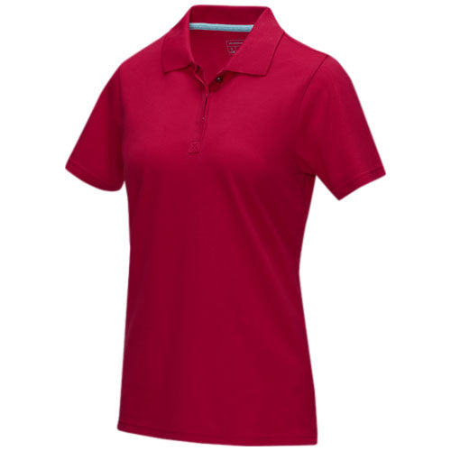 Polo orgánico de manga corta para mujer "Graphite"