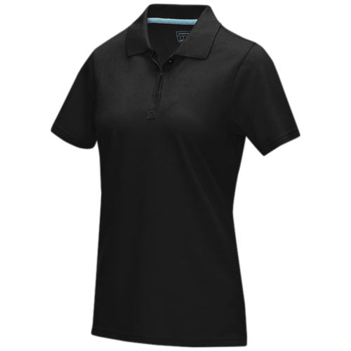 Polo orgánico de manga corta para mujer "Graphite"