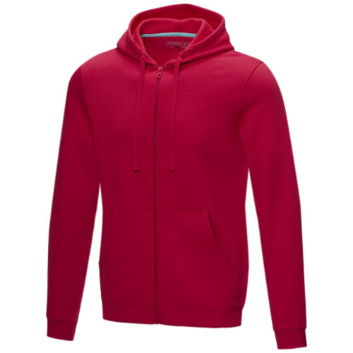 Sudadera con capucha y cremallera completa de orgánico para hombre "Ruby"