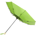 Paraguas plegable de 21" de PET reciclado resistente al viento "Birgit"