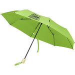 Paraguas plegable de 21" de PET reciclado resistente al viento "Birgit"