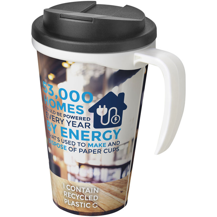 Brite-Americano® Taza de 350 ml  con tapa antigoteo "Grande"