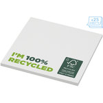 Bloc de notas adhesivas de papel reciclado de 75 x 75 mm "Sticky-Mate®" 