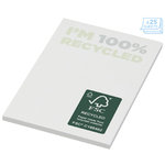 Bloc de notas adhesivas de papel reciclado de 50 x 75 mm "Sticky-Mate®" 