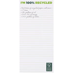 Libreta 1/3 A4 de papel reciclado "Desk-Mate®"