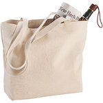Bolsa Tote de algodón 320 g/m² con cremallera "Ningbo"