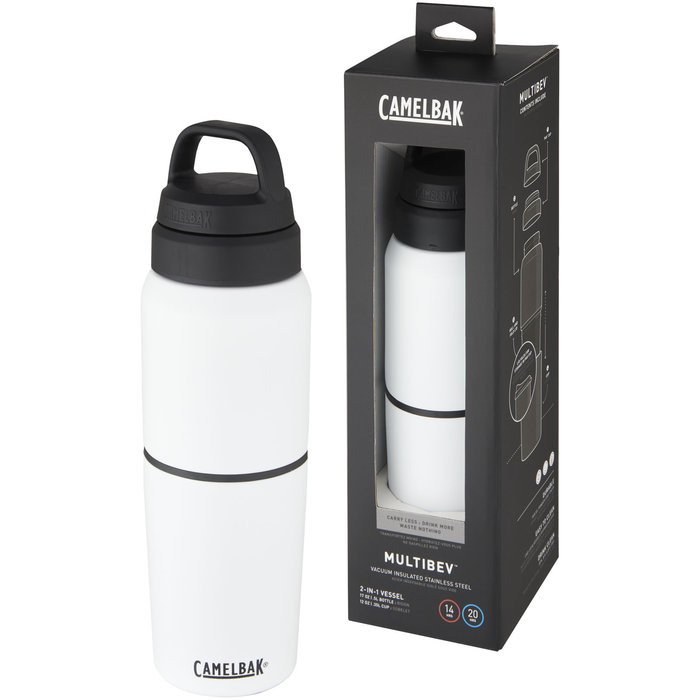 CamelBak® bidón de acero inoxidable con aislamiento al vacío de 500 ml y vaso de 350 ml "MultiBev"