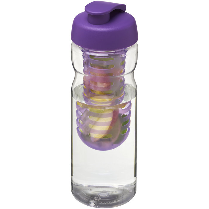 H2O Active® Base Bidón deportivo e infusor con Tapa Flip de 650 ml 