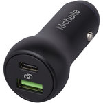 Cargador de coche USB C/USB A de 55 W dual "Pilot"