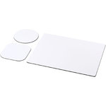 Combo 1 de alfombrilla para ratón y juego de posavasos "Brite-Mat®"