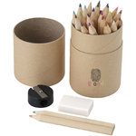 Set de 26 lápices de colores "Woodby"