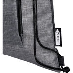 Bolsa con cordón plegable reciclada de 7L "Ash"