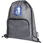 Bolsa con cordón plegable reciclada de 7L "Ash"