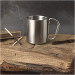 Taza isotérmica de 200 ml con mosquetón "Alps"