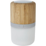 Altavoz de bambú con Bluetooth® y luz "Aurea" 