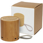 Altavoz Bluetooth® de bambú "Lako" 