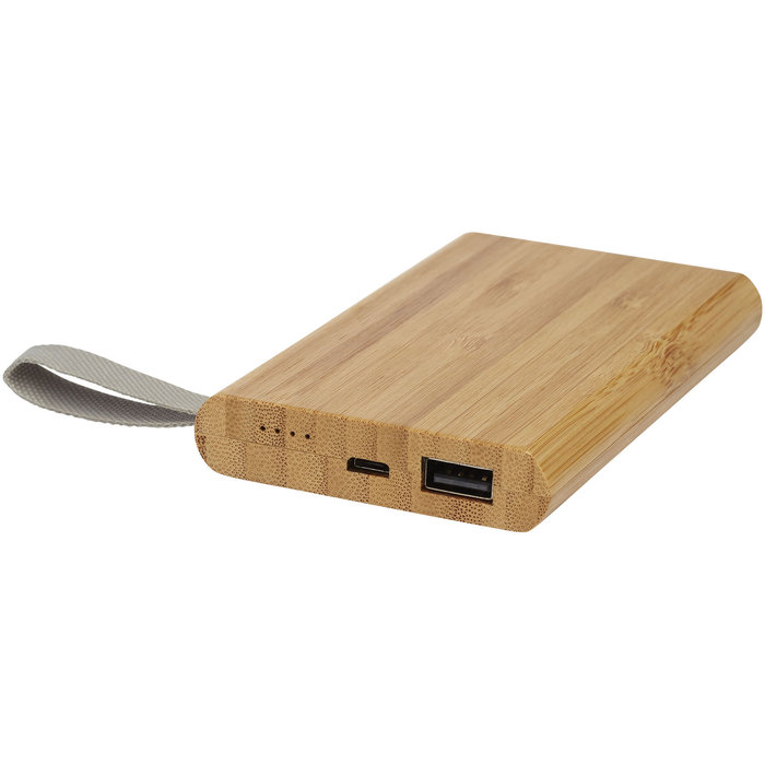 Batería externa de 5000 mAh de bambú "Tulda"