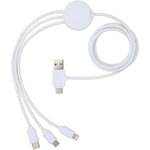Cable de carga 5 en 1 con aditivo antibacteriano "Pure"