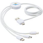 Cable de carga 5 en 1 con aditivo antibacteriano "Pure"