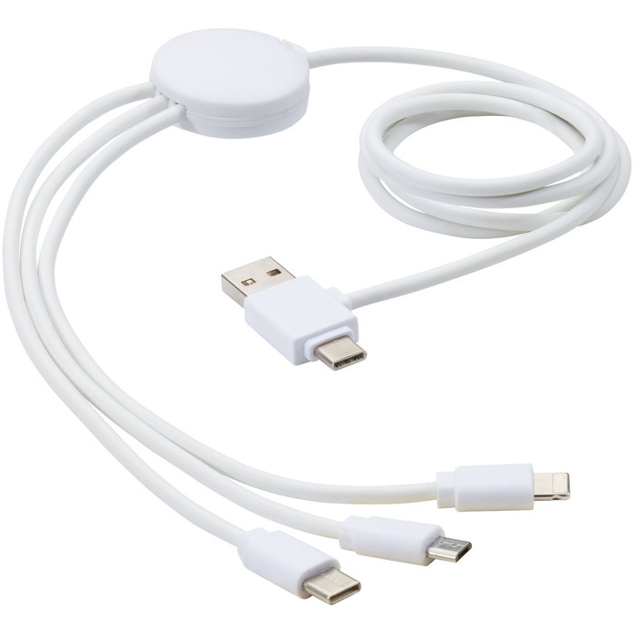 Cable de carga 5 en 1 con aditivo antibacteriano "Pure"