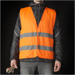 Chaleco de seguridad con bolsa para uso profesional RFX™ "Watch-out"