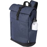 Mochila para portátil de 15,6" reciclada GRS con cierre superior 12L "Hoss"