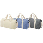 Bolsa de lona de poliéster y algodón reciclado de 450 g/m² 24L "Pheebs"