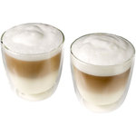 Set de 2 tazas de café de cristal "Boda"