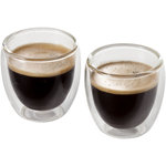 Set de 2 tazas espresso de cristal "Boda"