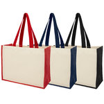 Bolsa Tote para la compra de lona y yute de 320 g/m² "Varai"