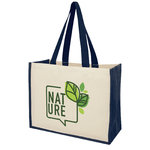 Bolsa Tote para la compra de lona y yute de 320 g/m² "Varai"