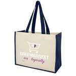 Bolsa Tote para la compra de lona y yute de 320 g/m² "Varai"