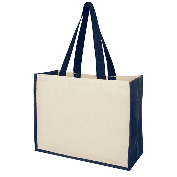 Bolsa Tote para la compra de lona y yute de 320 g/m² "Varai"
