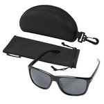 Gafas de sol deportivas polarizadas en estuche de plástico reciclado "Eiger"