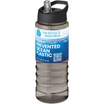 Bidón deportivo con tapa con boquilla de 750 ml "H2O Active® Eco Treble" 