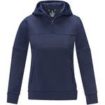 Sudadera anorak con capucha  con media cremallera para mujer "Sayan"