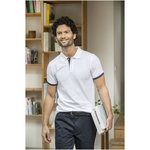 Polo de manga corta de dos tonos para hombre "Morgan"