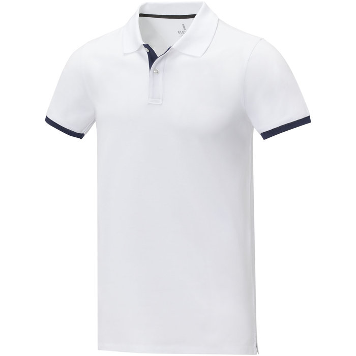 Polo de manga corta de dos tonos para hombre "Morgan"