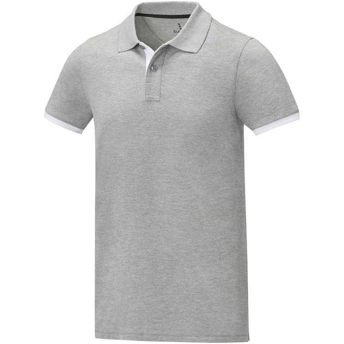 Polo de manga corta de dos tonos para hombre "Morgan"