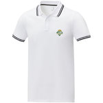 Polo de manga corta con ribete para hombre "Amarago"