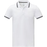 Polo de manga corta con ribete para hombre "Amarago"
