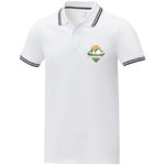 Polo de manga corta con ribete para hombre "Amarago"