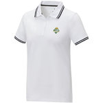 Polo de manga corta con ribete para mujer "Amarago"