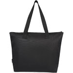 Bolsa Tote reciclada GRS en dos tonos con cremallera de 15 L "Reclaim"
