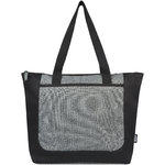 Bolsa Tote reciclada GRS en dos tonos con cremallera de 15 L "Reclaim"
