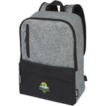 Mochila para portátil de 15" reciclada GRS en dos tonos de 14 L "Reclaim"