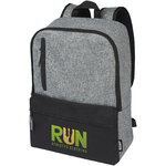 Mochila para portátil de 15" reciclada GRS en dos tonos de 14 L "Reclaim"