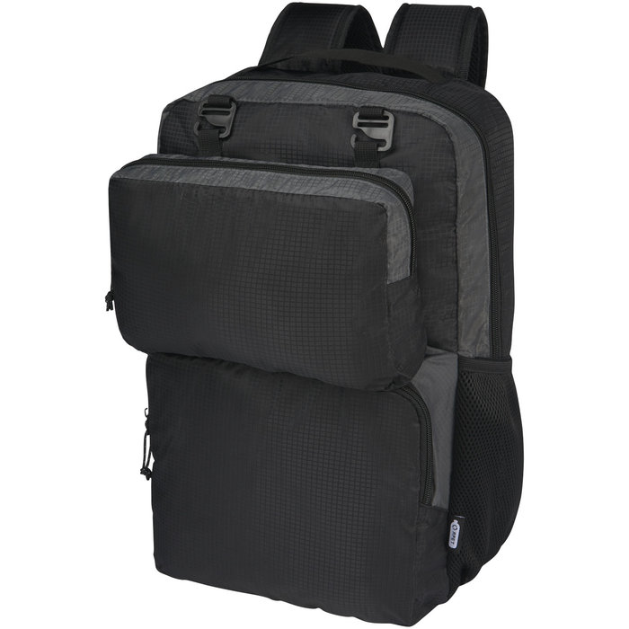 Mochila para portátil de 15" reciclada GRS en dos tonos de 14 L "Trailhead"